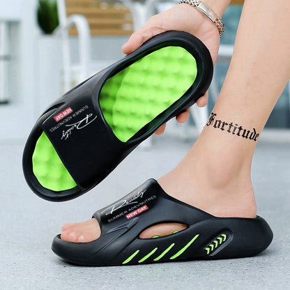 Men’s Thick Sole Cloud Comfort Slide Sandals