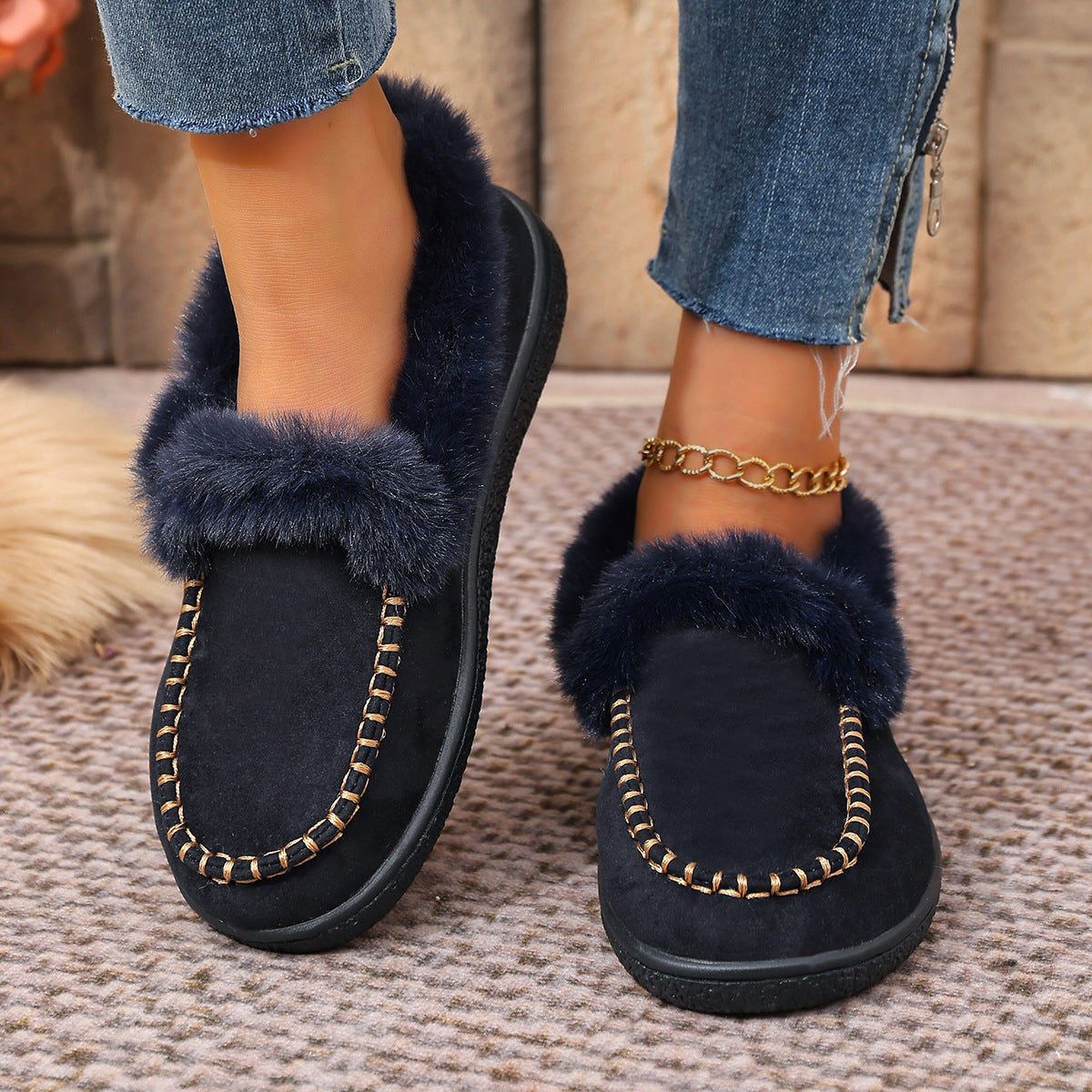 Women’s Orthopedic Fur Lined Winter Shoes