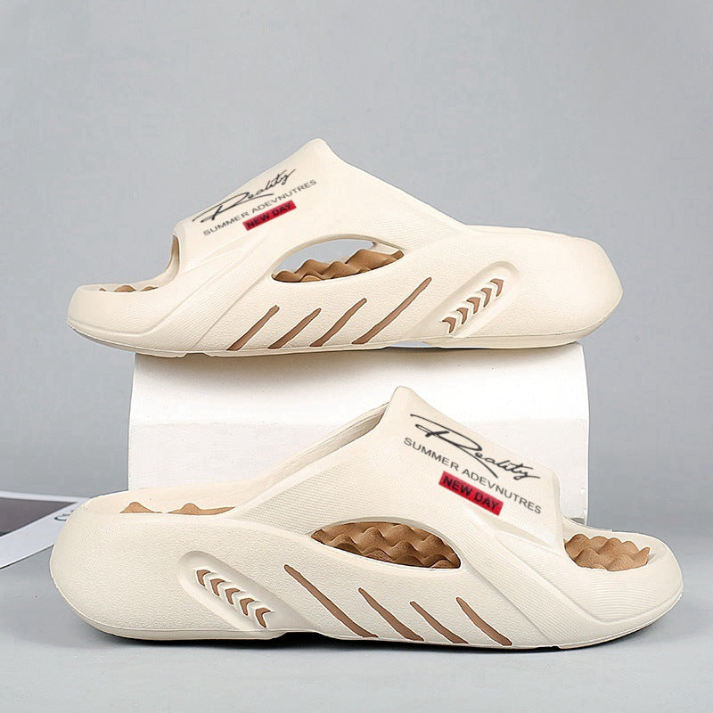 Men’s Thick Sole Cloud Comfort Slide Sandals