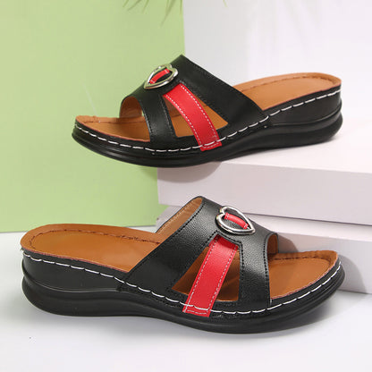 🔥Best Seller-Last Day Sale 50% OFF🔥 Summer Wedge Slide Sandals