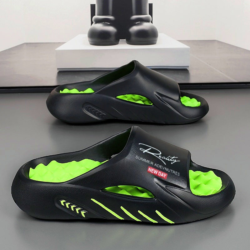 Men’s Thick Sole Cloud Comfort Slide Sandals