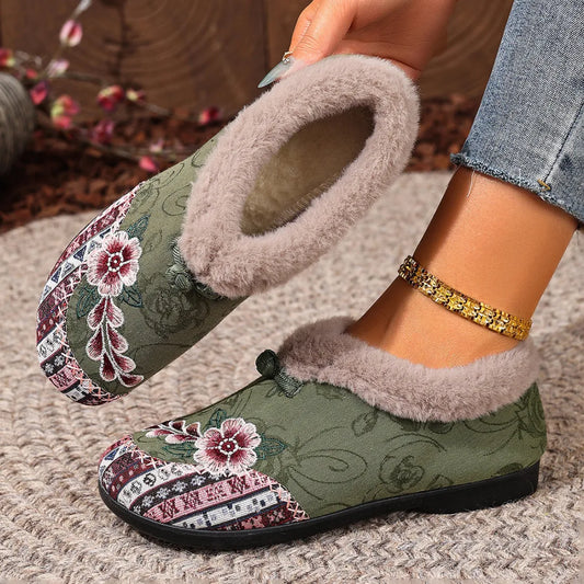 Women's soft-soled non-slip warm cotton boots