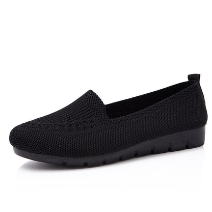 Women’s Orthopedic Knit Comfort Loafers – Slip-Resistant Walking Shoes