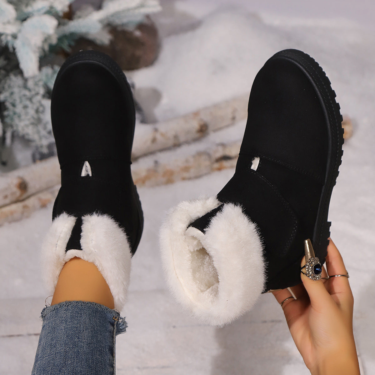 🔥LAST DAY 50% OFF-💥Women's Comfort Wool Lined Orthopaedic Snow Boots