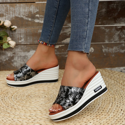 Premium Arch-Support Wedge Sandals – Walk Pain-Free in Style