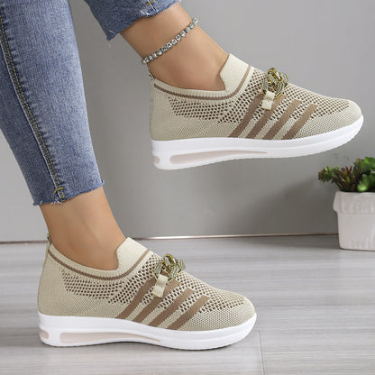ComfortFit™ Women's Mesh Slip-Ons – Ergonomic, Non-Slip