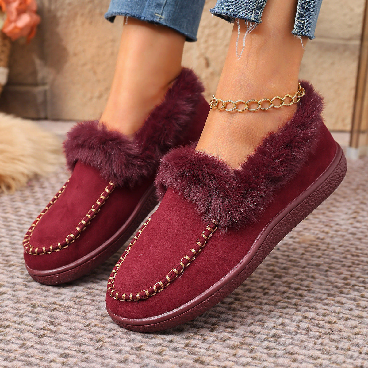 Women’s Orthopedic Fur Lined Winter Shoes