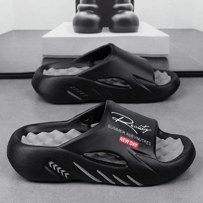 Men’s Thick Sole Cloud Comfort Slide Sandals