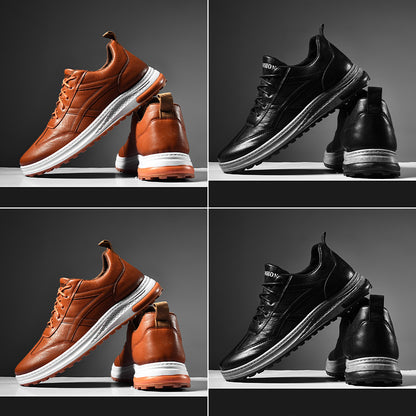 Men's Leather Sneakers Business Casual Shoes