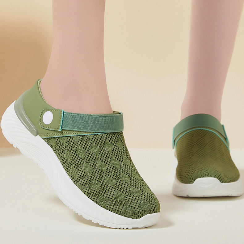 🔥Best Seller-Last Day Sale 50% OFF🔥 Women's Breathable Slip-On Clogs with Air Cushion Support & Non-Slip Sole