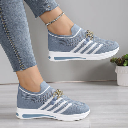 ComfortFit™ Women's Mesh Slip-Ons – Ergonomic, Non-Slip