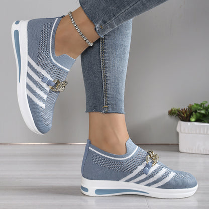ComfortFit™ Women's Mesh Slip-Ons – Ergonomic, Non-Slip
