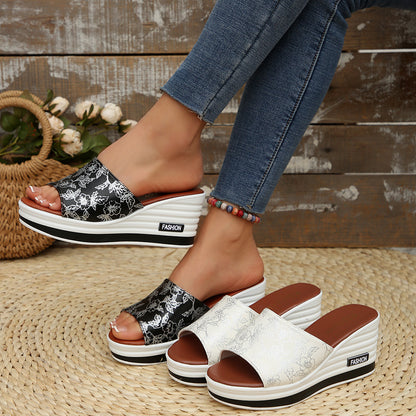 Premium Arch-Support Wedge Sandals – Walk Pain-Free in Style