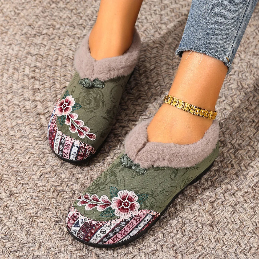 Women's soft-soled non-slip warm cotton boots