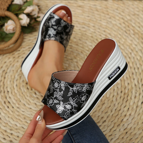 Premium Arch-Support Wedge Sandals – Walk Pain-Free in Style