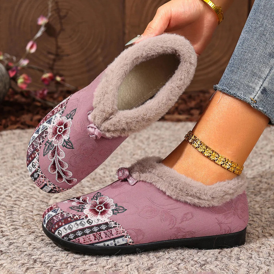 Women's soft-soled non-slip warm cotton boots