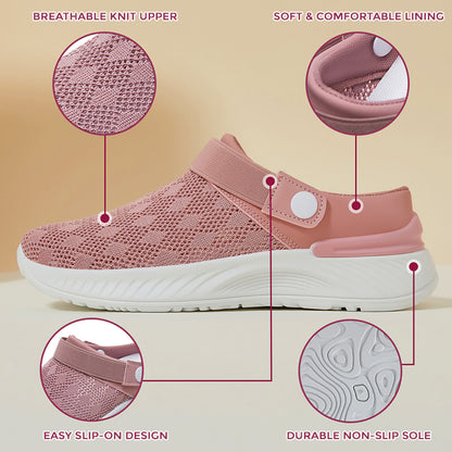 🔥Best Seller-Last Day Sale 50% OFF🔥 Women's Breathable Slip-On Clogs with Air Cushion Support & Non-Slip Sole