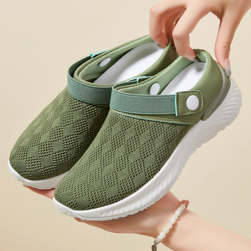 🔥Best Seller-Last Day Sale 50% OFF🔥 Women's Breathable Slip-On Clogs with Air Cushion Support & Non-Slip Sole