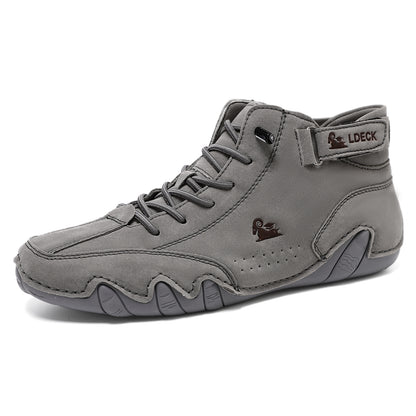 Hand-Sewn Soft Leather Casual Shoes