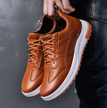 Men's Leather Sneakers Business Casual Shoes