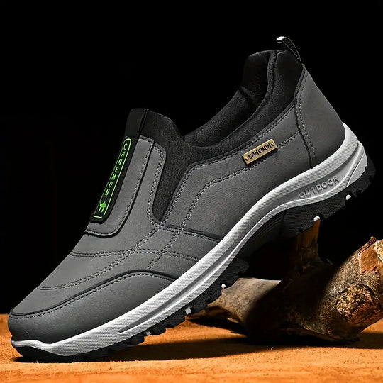 Men's Wide Comfort Sneakers with Arch Support & Shock Absorption