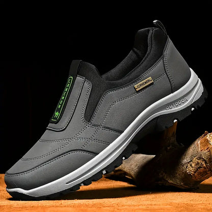 Men's Wide Comfort Sneakers with Arch Support & Shock Absorption