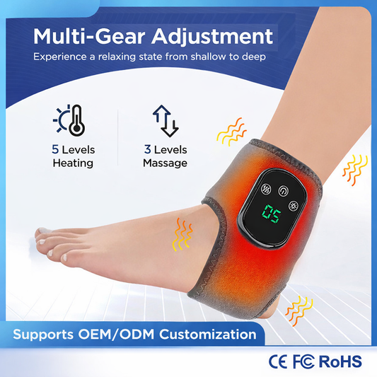 HaloSense™ Infrared Heated Ankle Support Massager