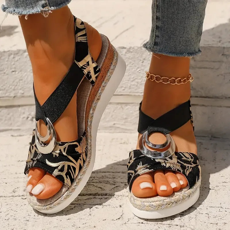 🔥Último día 50% de descuento🔥Sandalias de plataforma vintage
