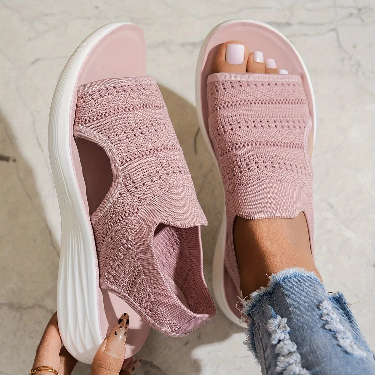 Women's Comfortable Open-toe Cushioned Orthopaedic Sandals