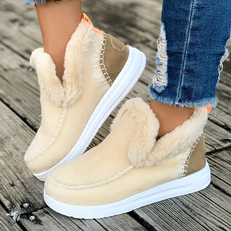 CozyStep™ Orthopedic Fleece Slip-On Boots