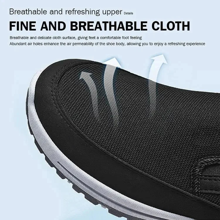 Men's Arch Support Loafers Waterproof Breathable Lightweight Non-Slip Walking Shoes