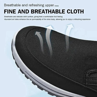 Men's Arch Support Loafers Waterproof Breathable Lightweight Non-Slip Walking Shoes