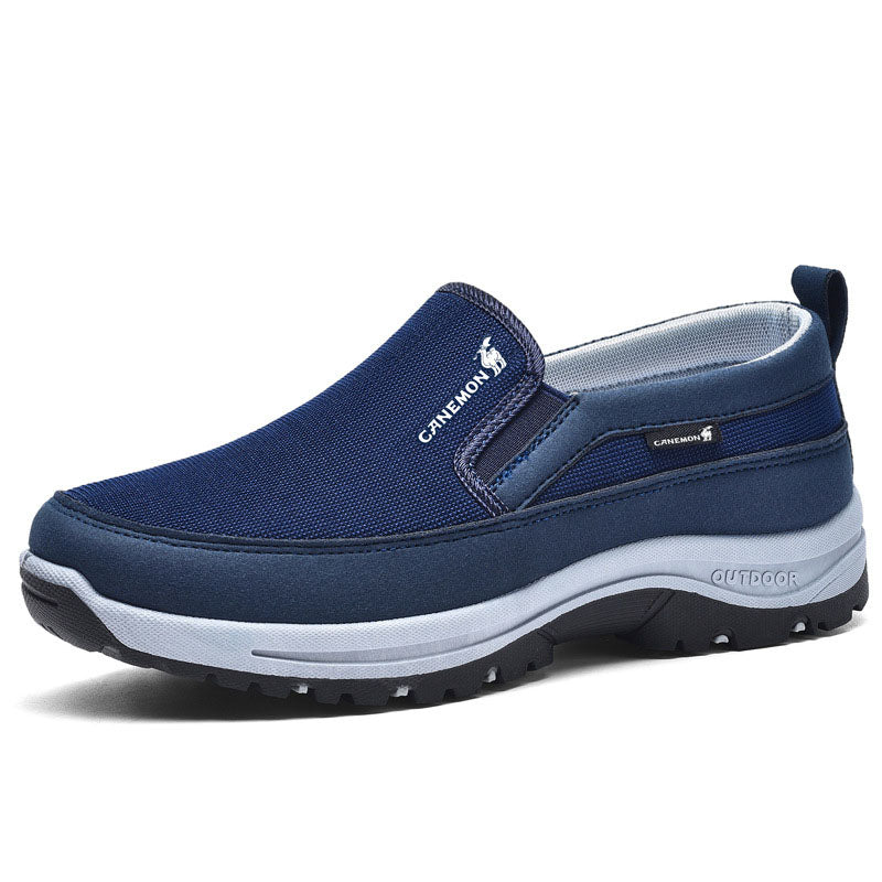 Men's Arch Support Loafers Waterproof Breathable Lightweight Non-Slip Walking Shoes