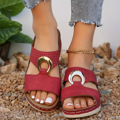 🔥Best Seller-Last Day Sale 60% OFF🔥Women'S Vintage Slides Sandals with Arch Support
