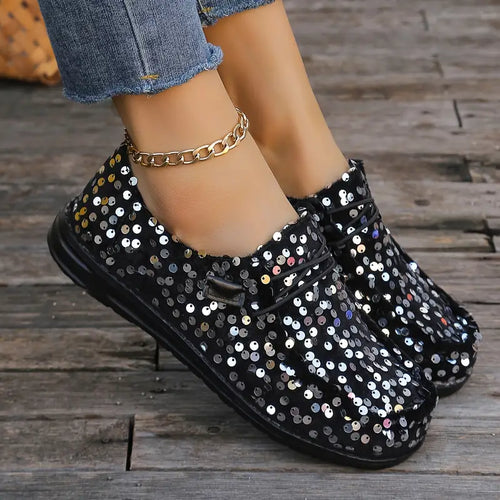 Brillantezza🔥Ultimo giorno 50% DI SCONTO⭐ Mocassini con paillettes da donna alla moda
