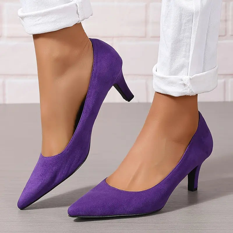 🔥Last Day Promotion 50% OFF🔥 2025 Women's Solid Color Court Pumps ❤️