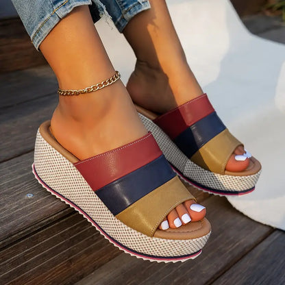 🔥Best Seller-Last Day Sale 50% OFF🔥 Women'S Fashion Open Toe High Heel Slides