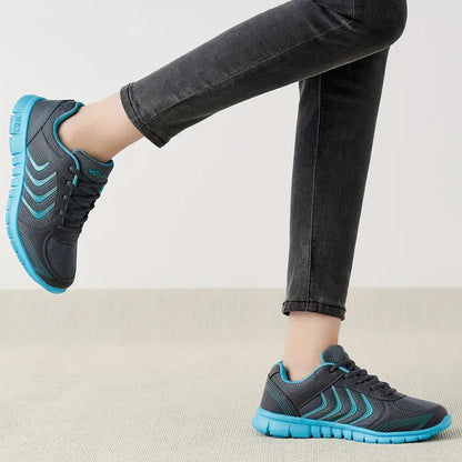 Women's Athletic Running Shoes Mesh Breathable Tennis Shoes