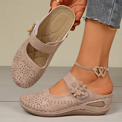 Orthopedic Wide-Toe Wedge Sandals