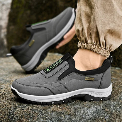 Men's Wide Comfort Sneakers with Arch Support & Shock Absorption