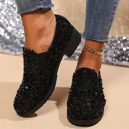 🔥Last Day 50% OFF🔥Women's Retro Sequin High Heels