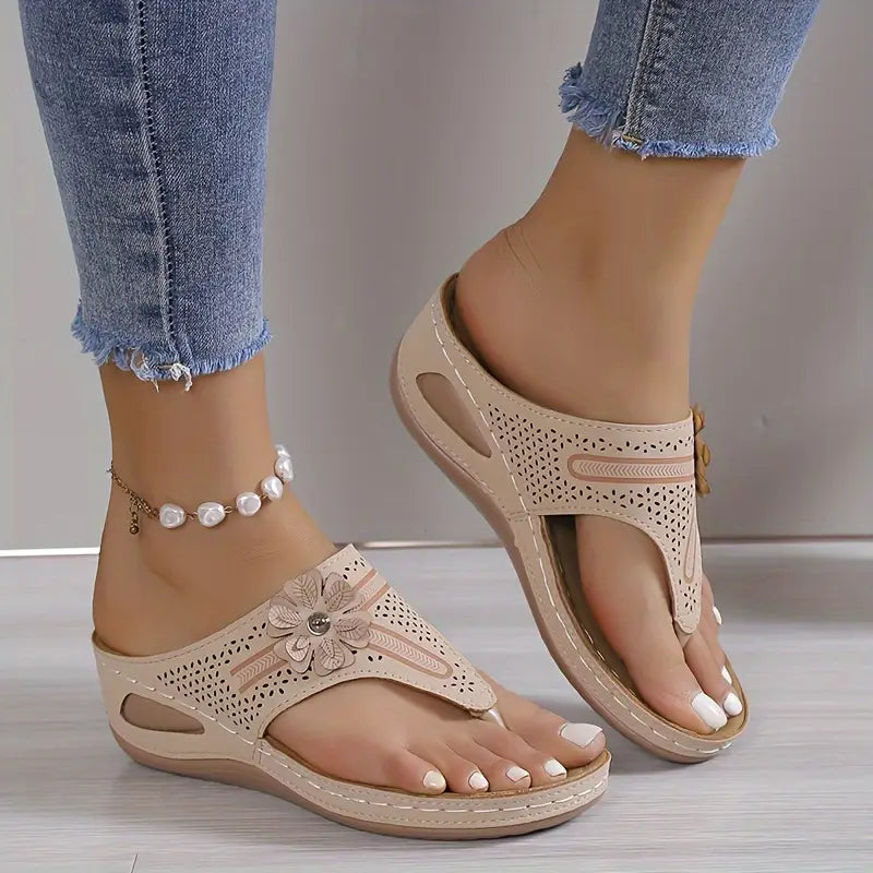 💥LAST DAY SALE 50% OFF🔥 Stylish Wedge Heel Flip Flops