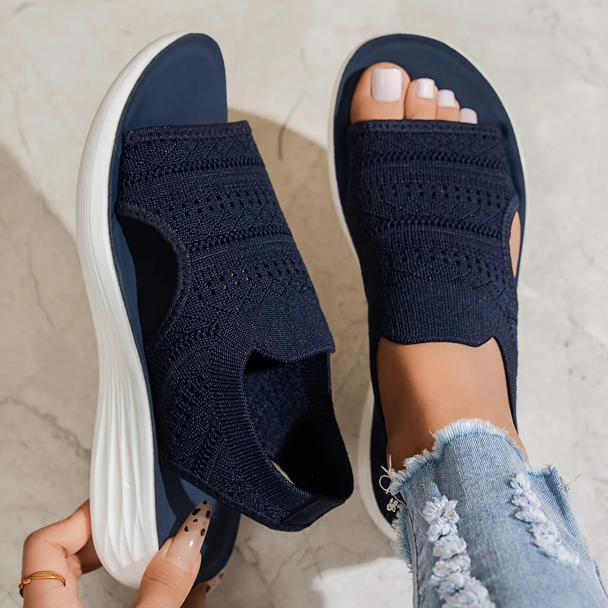 Women's Comfortable Open-toe Cushioned Orthopaedic Sandals