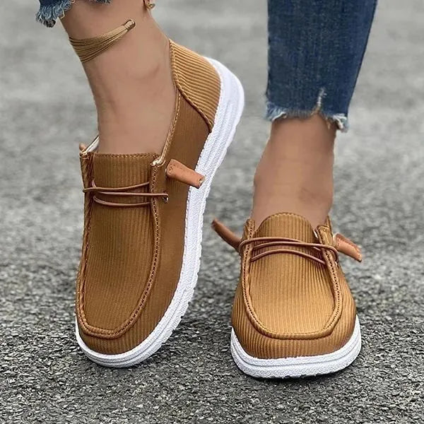 Scarpe in tessuto traspirante ortopedico casual da donna