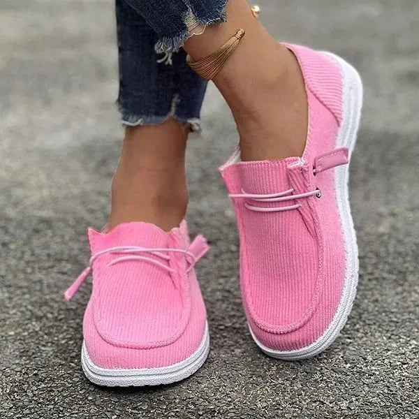 Scarpe in tessuto traspirante ortopedico casual da donna
