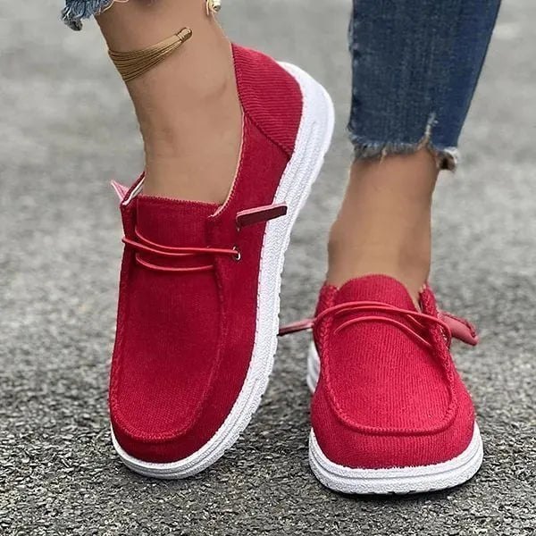 Scarpe in tessuto traspirante ortopedico casual da donna