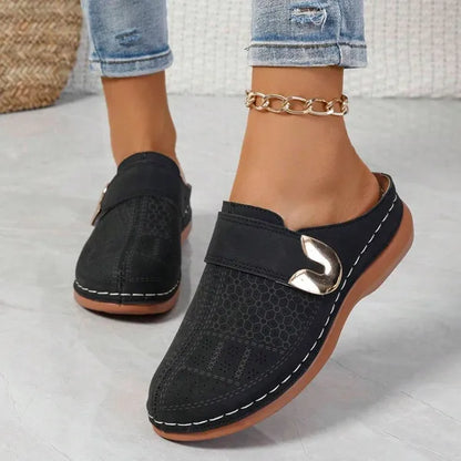 🔥Thank You for Being Our Customer😍Orthopedic Wedge Leather Shoes, Easy To Wear, Comfortable When Walking🔥