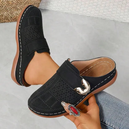 🔥Thank You for Being Our Customer😍Orthopedic Wedge Leather Shoes, Easy To Wear, Comfortable When Walking🔥