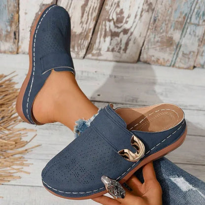 🔥Thank You for Being Our Customer😍Orthopedic Wedge Leather Shoes, Easy To Wear, Comfortable When Walking🔥
