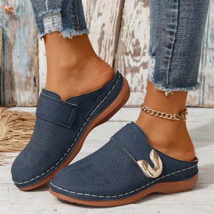 🔥Thank You for Being Our Customer😍Orthopedic Wedge Leather Shoes, Easy To Wear, Comfortable When Walking🔥
